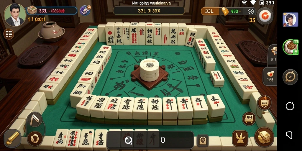 Tampilan gameplay Mahjong yang menantang dan menarik.