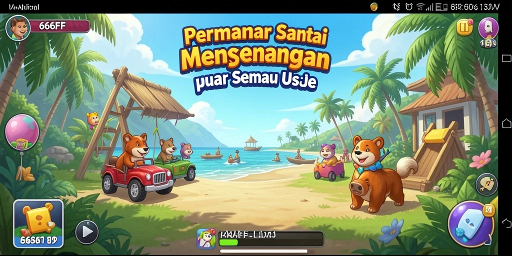 Tangkapan layar utama 666FF menampilkan pengalaman bermain santai yang menarik.
