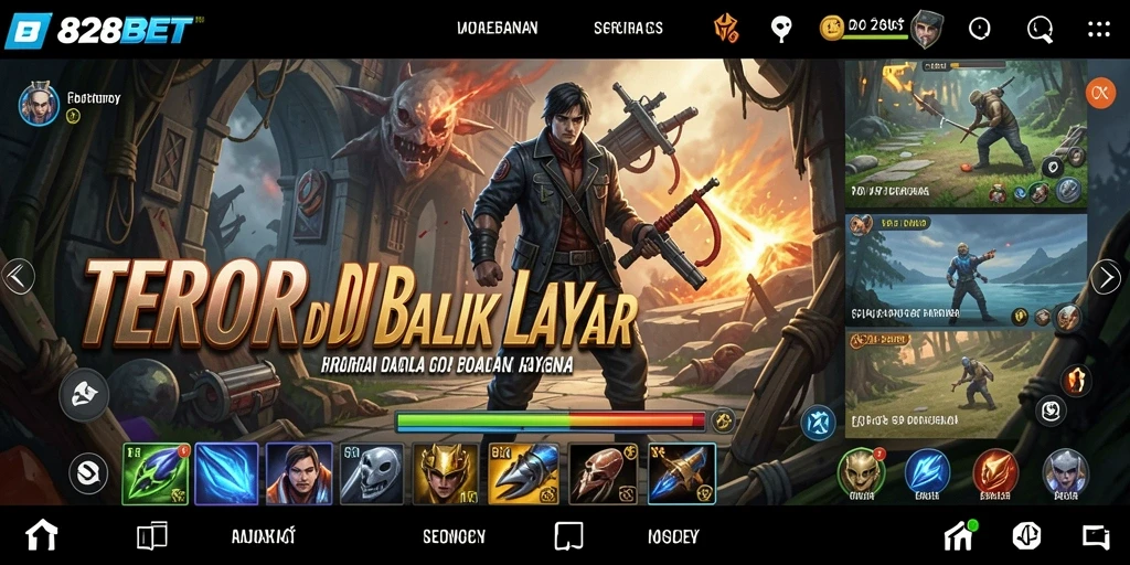 Gameplay menegangkan di 828BET dengan elemen Horror yang kental.