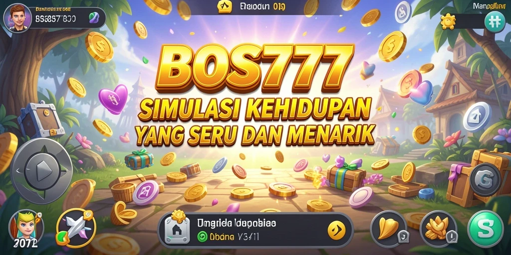 Screenshot utama BOS777 menampilkan pengalaman gameplay simulasi yang mendalam.