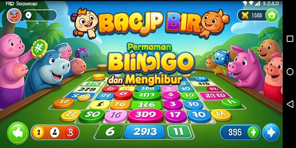 Tampilan gameplay seru dalam permainan Bingo BROJP.