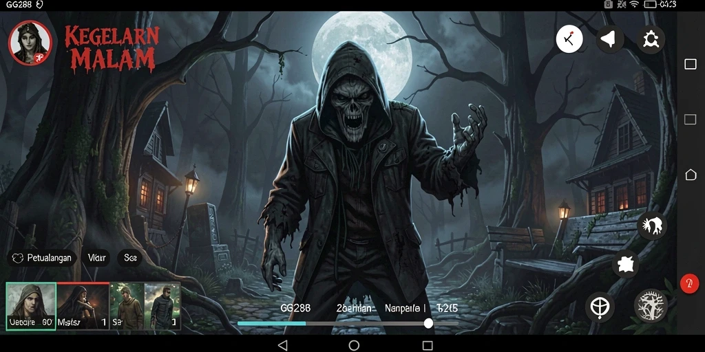 Screenshot menampilkan momen gameplay menegangkan di GG288.