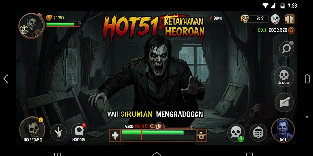 Gameplay menegangkan dengan suasana horor yang mencekam.