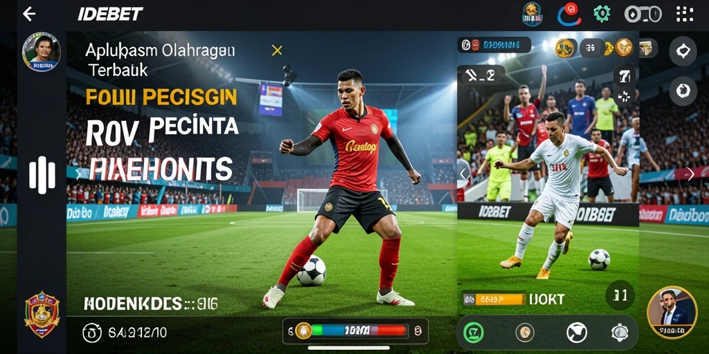 Tampilan gameplay IDEBET menampilkan pengalaman taruhan olahraga yang seru dan interaktif.