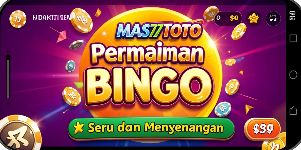 Tampilan gameplay menarik dari permainan Bingo MAS77TOTO.