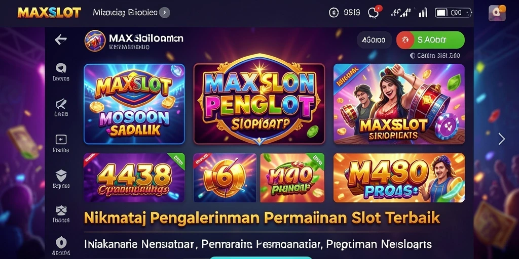 Screenshot gameplay <strong>MAXSLOT</strong> menunjukkan keseruan slot yang mendebarkan.