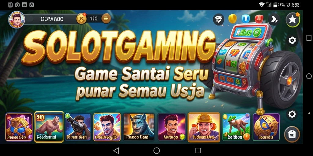 Screenshot gameplay SLOTGAMING menampilkan slot yang menarik dan interaktif.