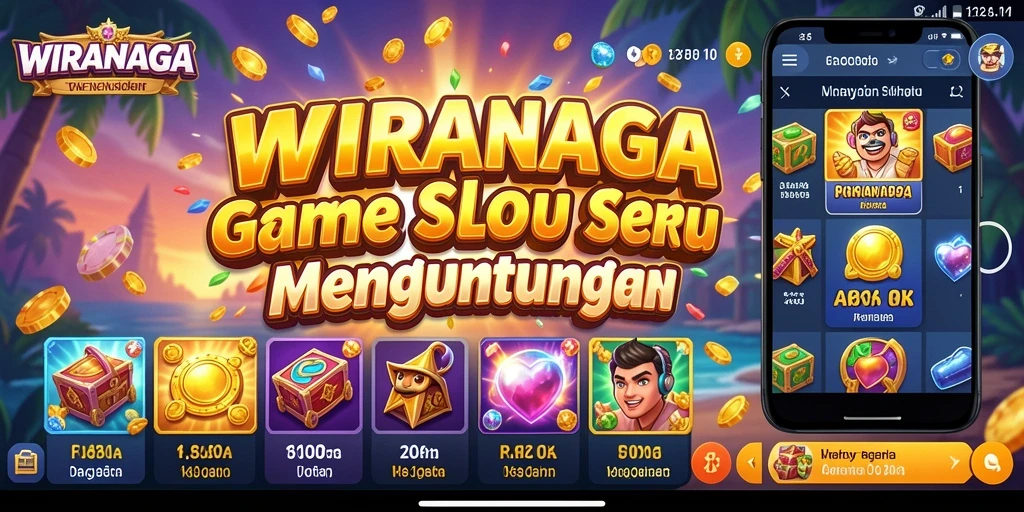 Tampilan gameplay seru dalam permainan Slot WIRANAGA.
